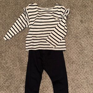 Baby Gap Striped Legging Set 18-24M